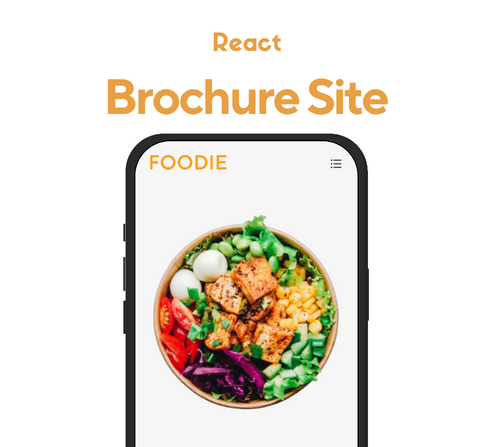 React Brochure Site